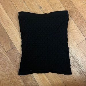 Black Strapless Free People top